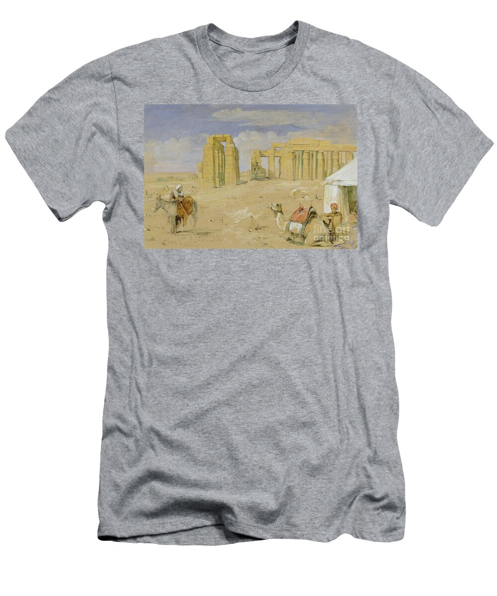The Ramesseum At Thebes C1850 John Frederick Lewis T-Shirt